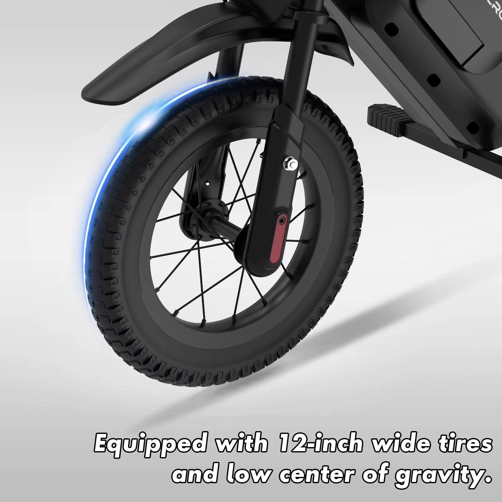 Electric Motorbike for Children, 150W, Speeds 8/16 Km/H, Battery Life up to 10 Km, Motorbike Cross 12 Inches For